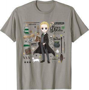 Camiseta De Draco Malfoy Chibi