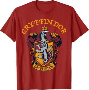 Camiseta De Gryffindor Con Escudo