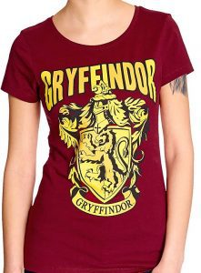 Camiseta De Gryffindor Escudo De Mujer