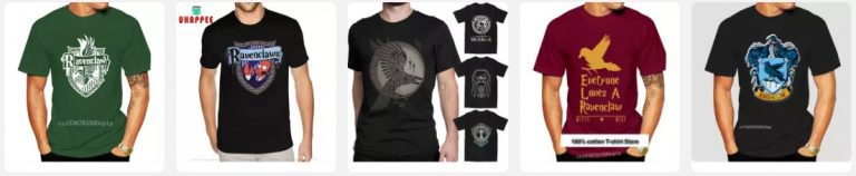 Camisetas De Ravenclaw De Harry Potter En Aliexpress