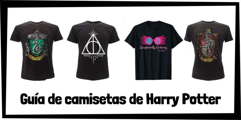 Guía de camisetas de Harry Potter en la lista de productos