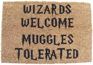 Felpudo De Wizards Welcome Muggles Tolerated