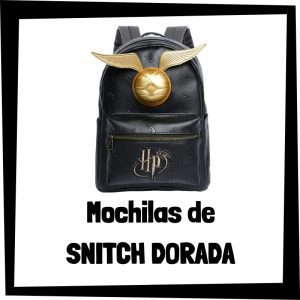 Mochilas de Snitch dorada - Colección de mochilas de Harry Potter baratas