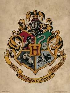 Póster Escudo De Magia Y Hechicería De Hogwarts