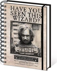 Cuaderno De Sirius Black Con Anillas