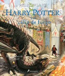 Libro De Harry Potter Y El Cáliz De Fuego Edición Ilustrada De Tapa Dura