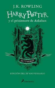 Libro De Harry Potter Y El Prisionero De Azkaban Edición Slytherin 20 Aniversario