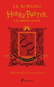 Libro De Harry Potter Y La Cámara Secreta Edición Gryffindor