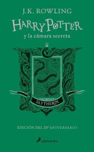 Libro De Harry Potter Y La Cámara Secreta Edición Slytherin