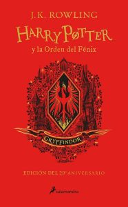 Libro De Harry Potter Y La Orden Del Fénix Edición Gryffindor 20 Aniversario