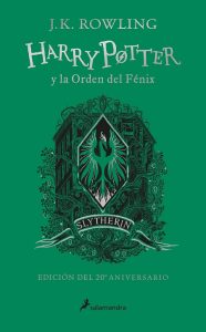 Libro De Harry Potter Y La Orden Del Fénix Edición Slytherin 20 Aniversario